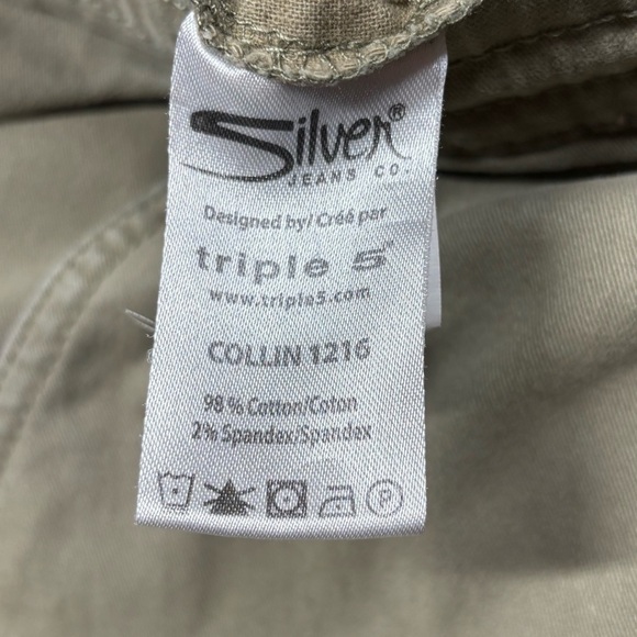 Silver Jeans Mens Extra Large Triple 5 Collin 1216 Joggers Outdoors Casual Party - Picture 3 of 6